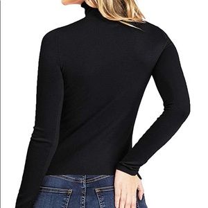 Black turtle neck